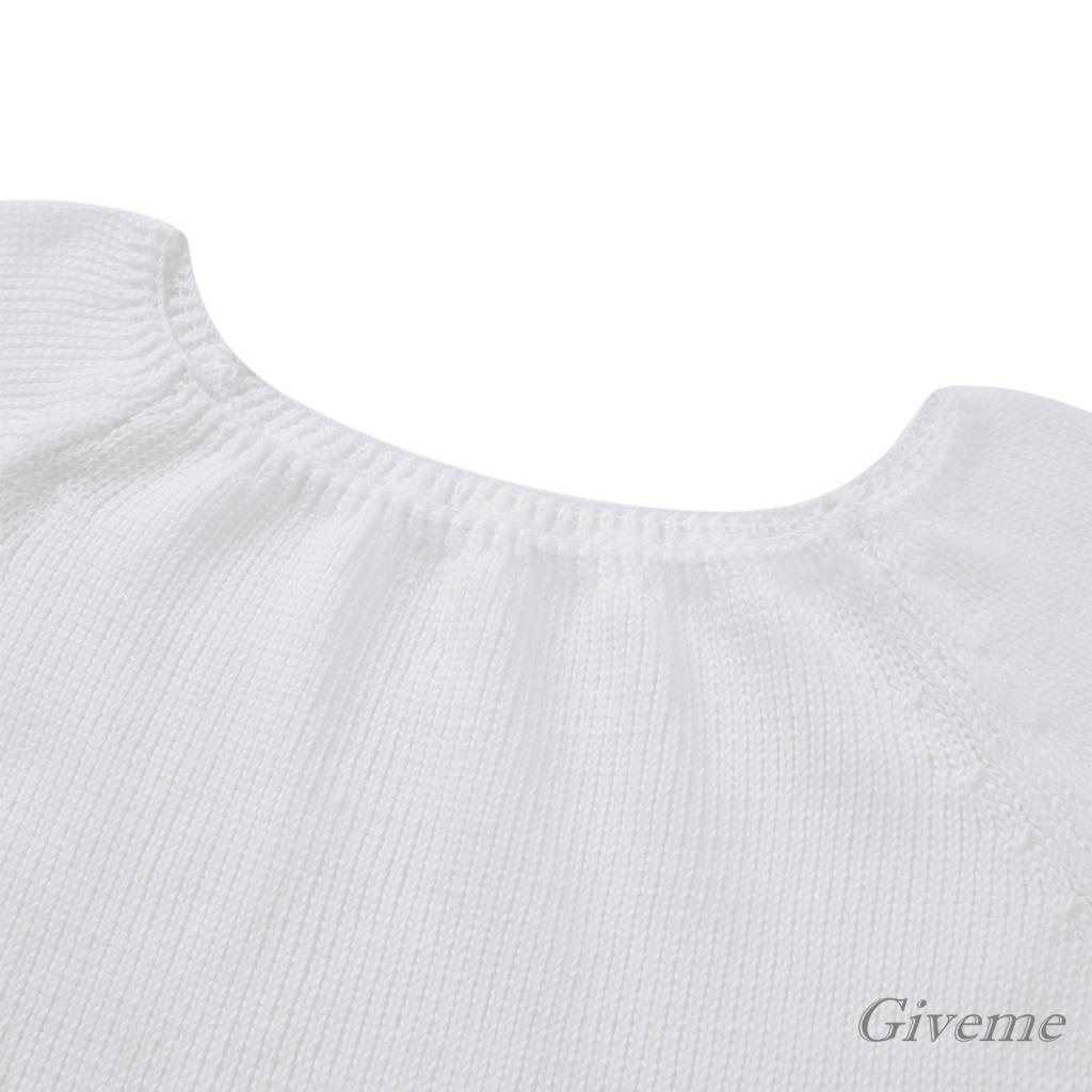 Áo Thun Dệt Kim Tay Dài Màu Sắc Xuyên Thấu Trễ Vai Thời Trang Dành Cho Nữ