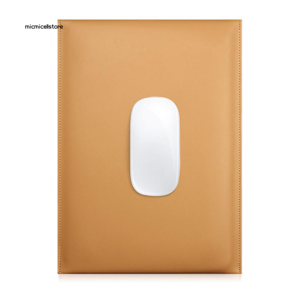 Túi đựng laptop siêu mỏng kích thước 13/15 inch chất liệu da giả cho Macbook Air Pro | BigBuy360 - bigbuy360.vn