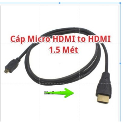 Dây Micro HDMI To HDMI 1.5 Mét