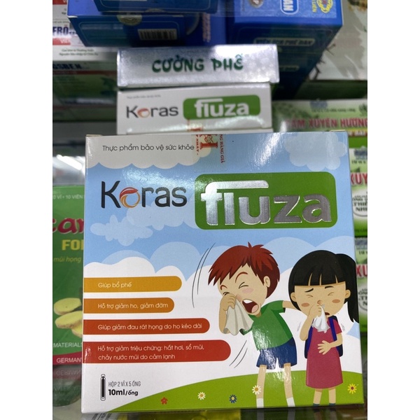 Koras fluza cảm cúm hắc xì sổ mũi ho