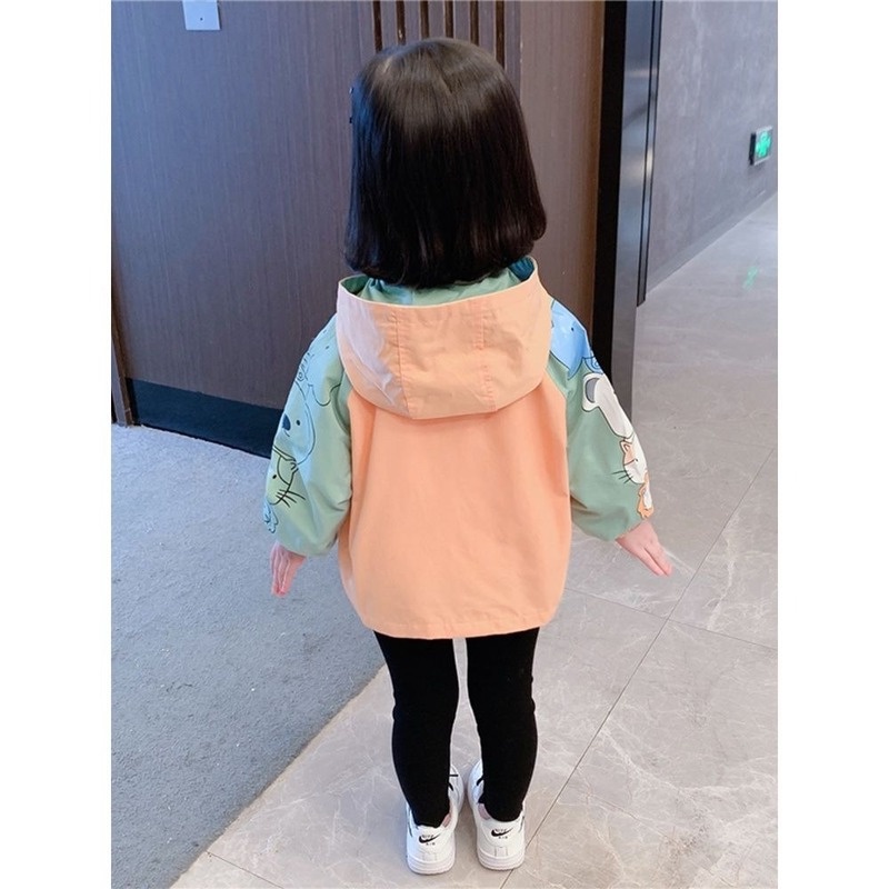 Áo khoác phong cách phương Tây thời trang mùa thu cho bé gái