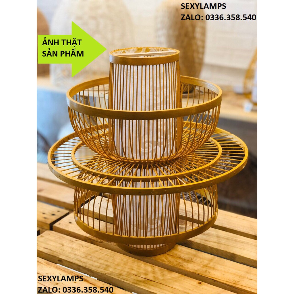 ĐÈN THẢ MÂY TRE CÁNH BƯỚM
