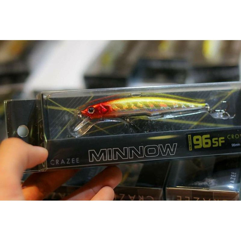 Mồi Câu AlphaTackle Crazee Minnow 96SF 9g 96mm