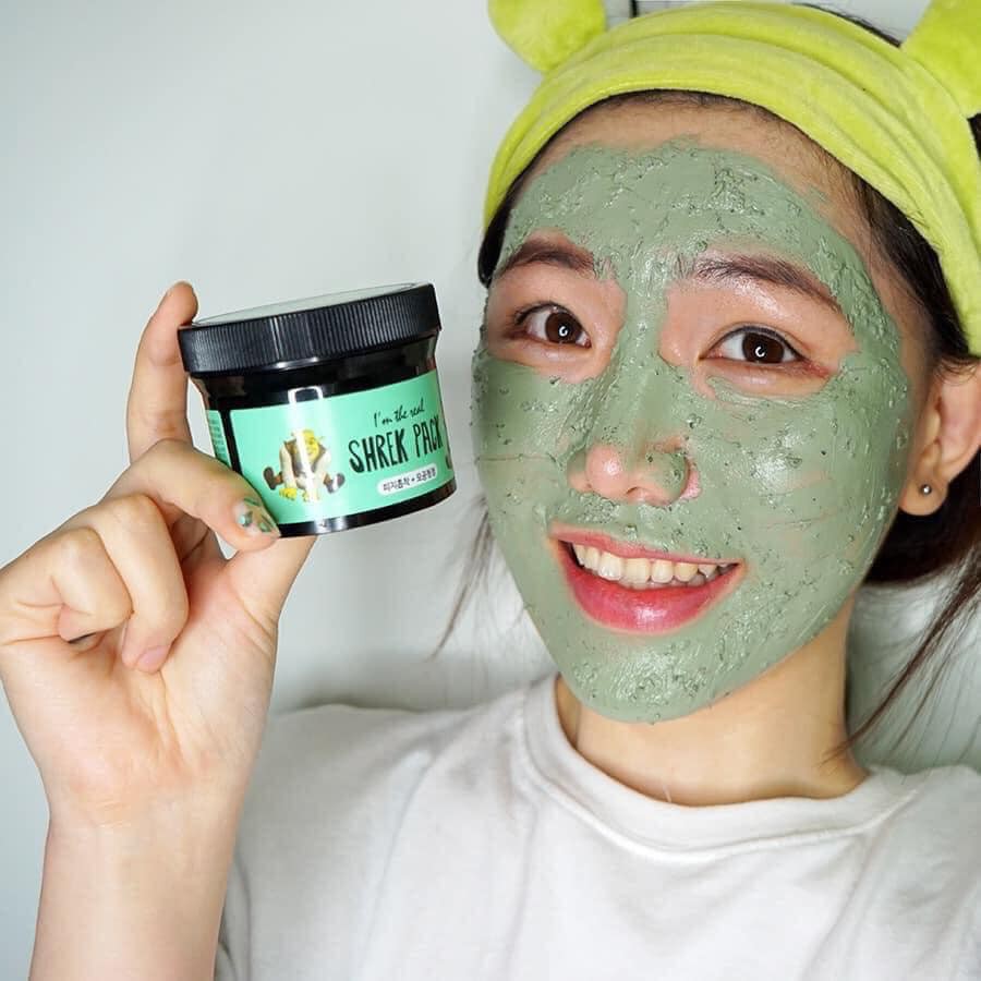 Mặt Nạ Đất Sét Bùn Non Bạc Hà CICA REAL Shrek Pack