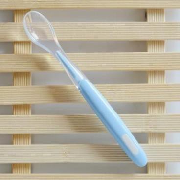 Thìa ăn dặm silicon cán dài