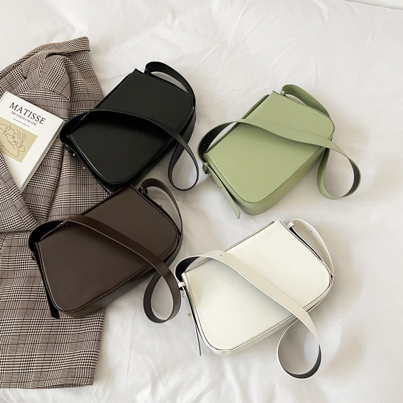 Túi Xách Đeo Vai Kiểu Vuông Nhỏ Phong Cách Hàn Quốc Sành Điệu Dành Cho Nữ