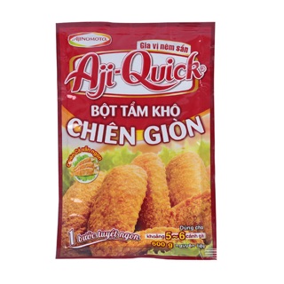 Combo 5 gói bột tẩm khô chiên giòn Ajiquick 42g