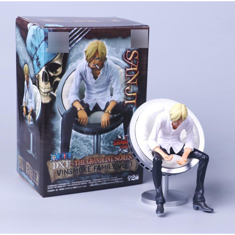 Mô hình One Piece Vinsmoke - Sanji, Zoro, Nami ngồi ghế