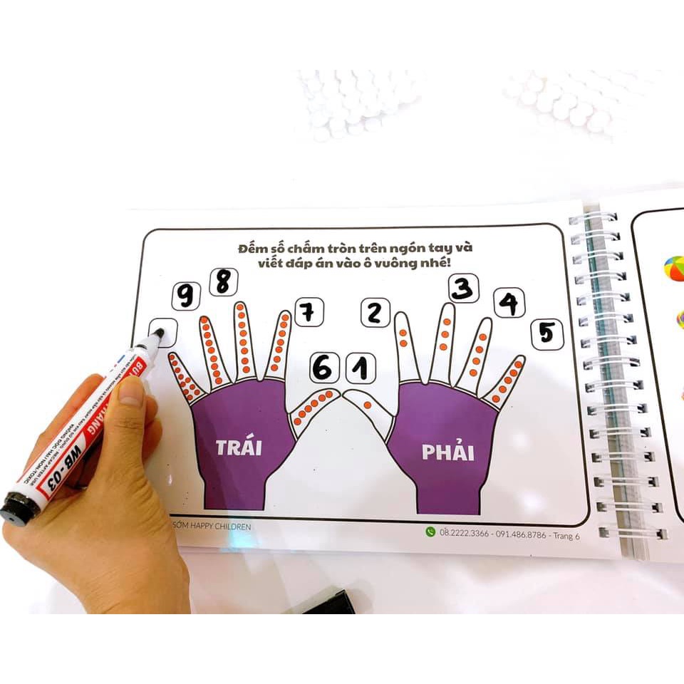 Bộ sách bóc dán - bé bận rộn bộ đồ chơi trí tuệ dành cho bé