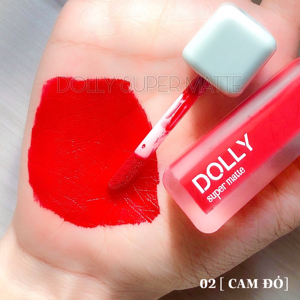 Son lì, kem, không chì Dolly SUPER MATTE siêu min