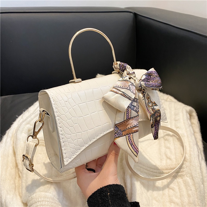 Túi đeo chéo vuông nhỏ màu kẹo thời trang mùa thu cho nữ 2021