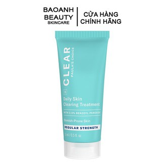 Kem Chấm Mụn CLEAR REGULAR STRENGTH DAILY SKIN CLEARING TREATMENT WITH 2.5% BENZOYL PEROXIDE 6107 thumbnail