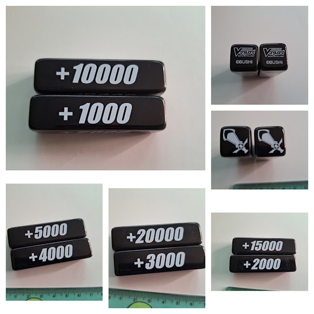 Power Counter Vanguard Card Đen (Nhận 1 Cặp) Có thể sử dụng cho các cuộc thi lớn.