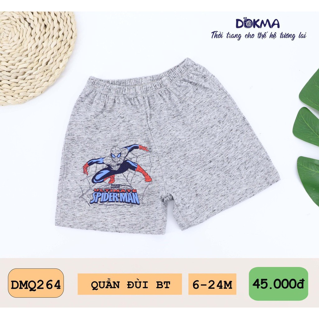 Quần đùi Dokma in hình người nhện DMQ264