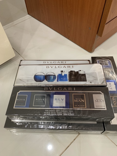 Nước hoa bộ set mini Bvlgari 5 chai khác nhau (5ml) SALE !