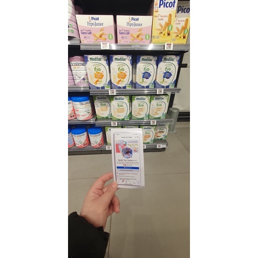 Bột lắc sữa Modilac Pháp cho bé dị ứng đạm sữa bò 250g