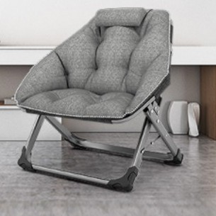 Ghế gấp có đệm xép gọn ngủ trưa phòng khách, văn phòng thư giãn chơi game đọc sách ngồi em ái