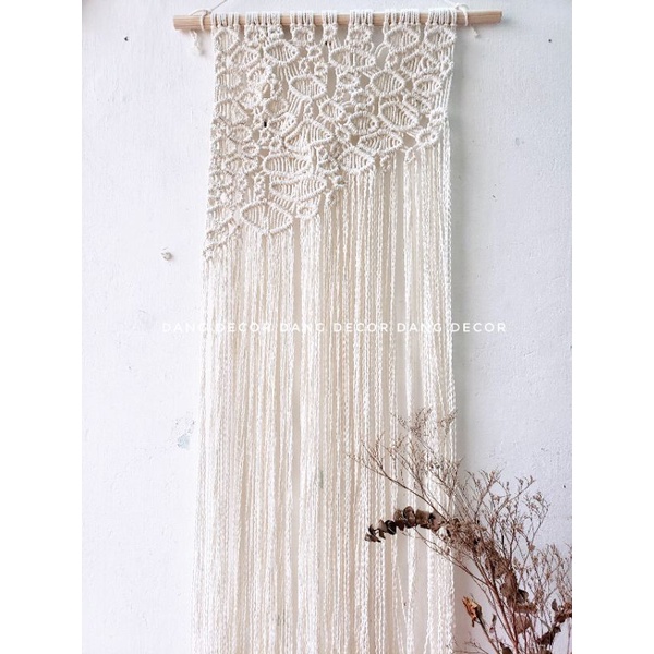 Mành nacrame trang trí nhà độc đáo phong cách Boho