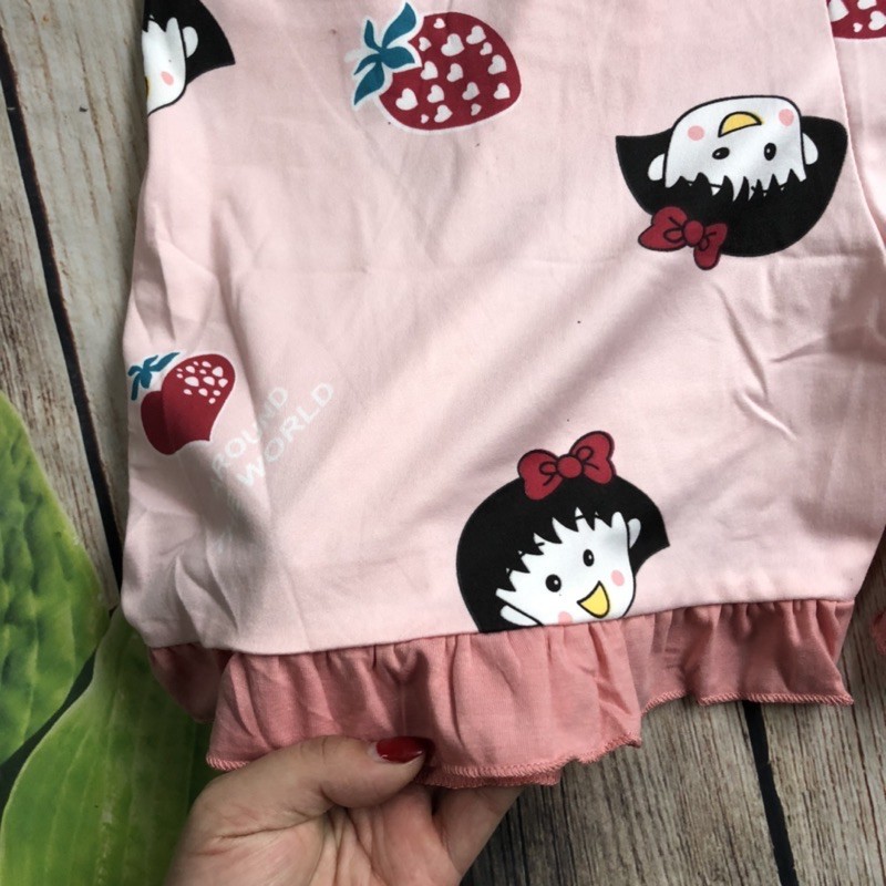 Bộ đồ bầu 2 dây CHẤT THUN THOÁNG MÁT mặc xuân hè -Bộ đồ ngủ 2 dây họa tiết siêu cute BC11