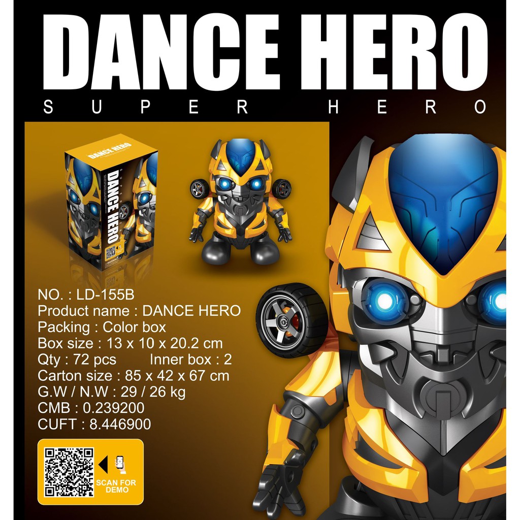 [Đồ chơi trẻ em] Siêu anh hùng nhảy múa cực kỳ vui nhộn (Dancing Hero)
