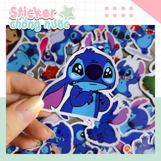 Set sticker Stitch- hình dán chống nắng chống nước