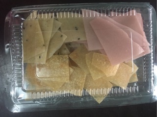 Bánh phồng 3 vị môn tôm chuối dừa