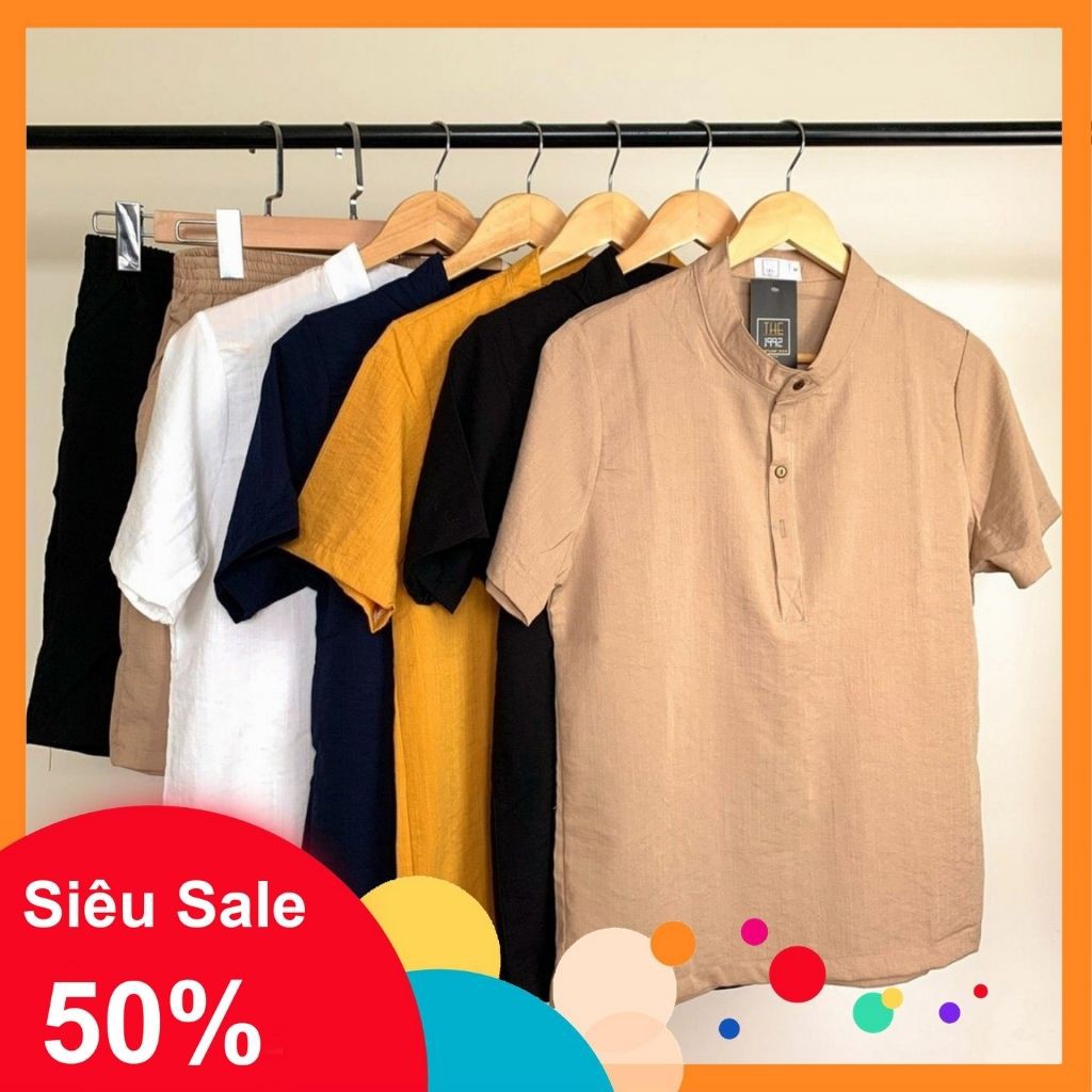 Bộ Đũi Nam, Bộ Quần Áo Đũi Nam Chất Vải Đũi Thái Loại Dày Cực Mát | BigBuy360 - bigbuy360.vn