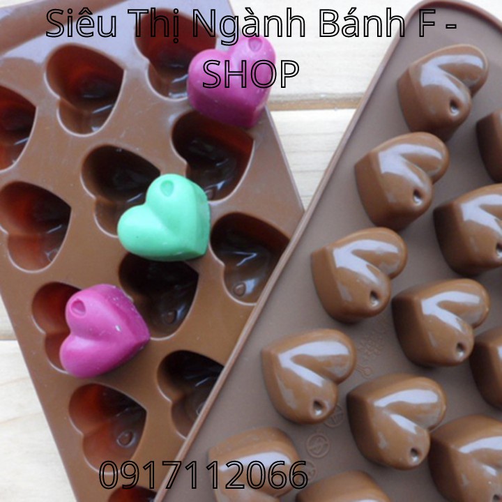 KHUÔN SILICOL TRÁI TIM GIỌT NƯỚC