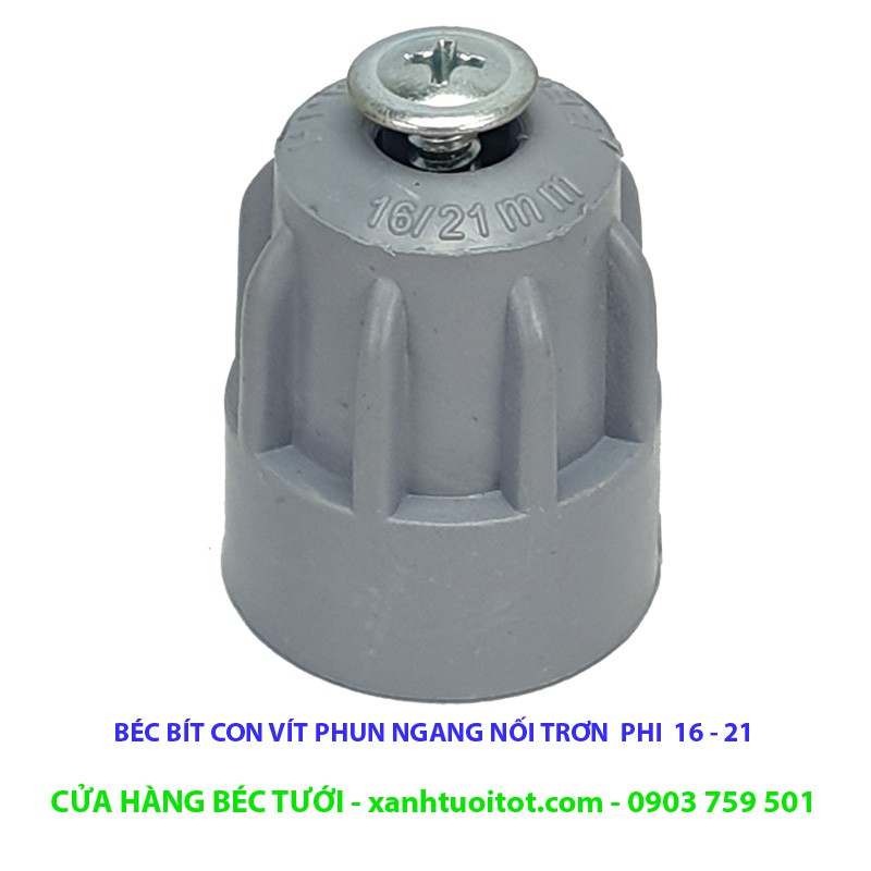 Bộ 10 cái BÉC BÍT CON VÍT NỐI TRƠN PHI 21 PVC