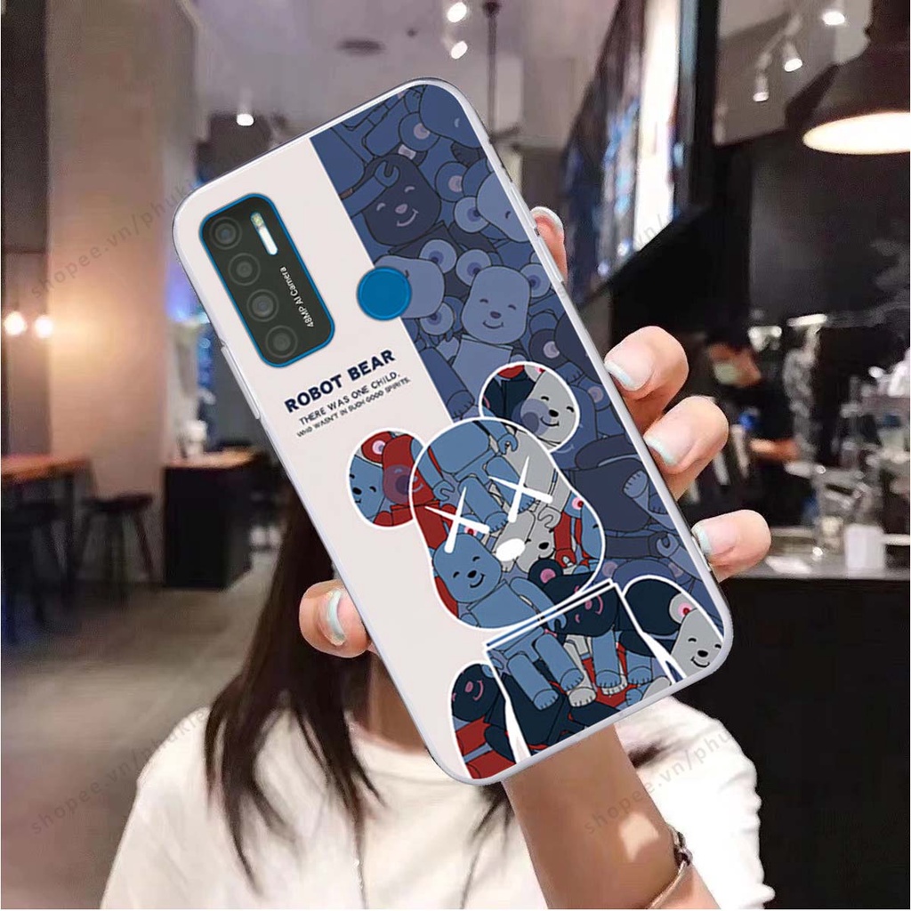 Ốp lưng Vsmart Star 5 / Joy 4 / Live 4 hình Robot Bear, Kawsnc bảo vệ điện thoại
