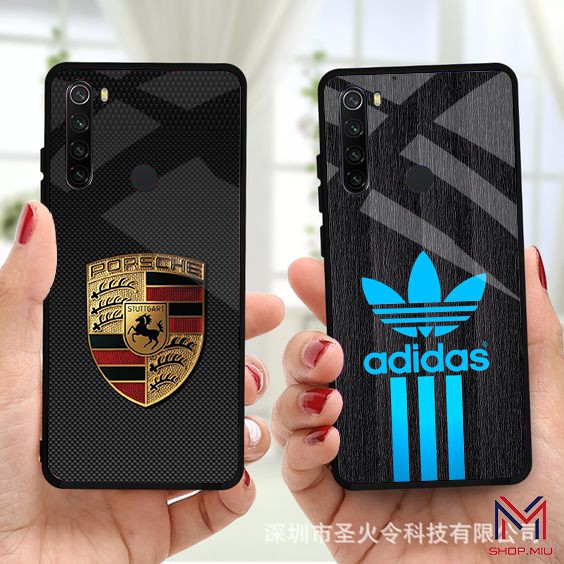 Ốp lưng Realme 5pro/Realme 5/REalme Q lưng cường lực chống xước hình logo thể thao