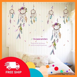 ⚡️𝗙𝗥𝗘𝗘𝗦𝗛𝗜𝗣⚡️ Decal dán tường Bộ đôi vòng bắt giấc mơ