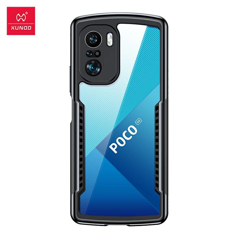 Ốp lưng Poco F3 / Redmi K40 / K40 Pro / Poco F4 / K40s / K50 Ultra / Xiaomi 12T hiệu Xundd chống sốc lưng trong viền màu