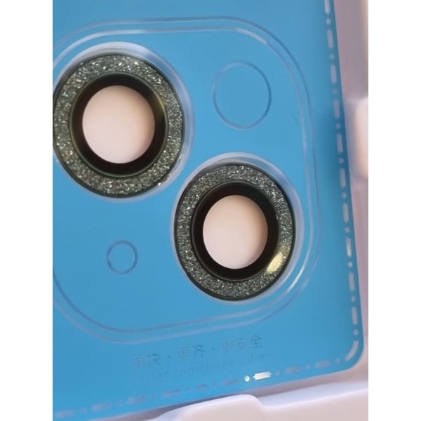 Bộ dán camera KUZOOM nhũ xanh rêu cho iphone 13 pro max , 13 pro , 13 , 13 mini