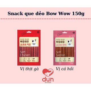 Snack que dẻo vị thịt gà Bow Wow cho chó