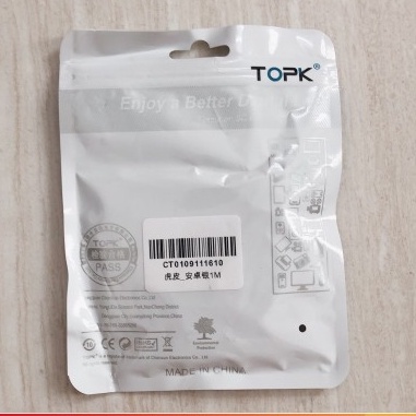 Dây cáp sạc Micro USB chính hãng Kivee dành cho điện thoại Android