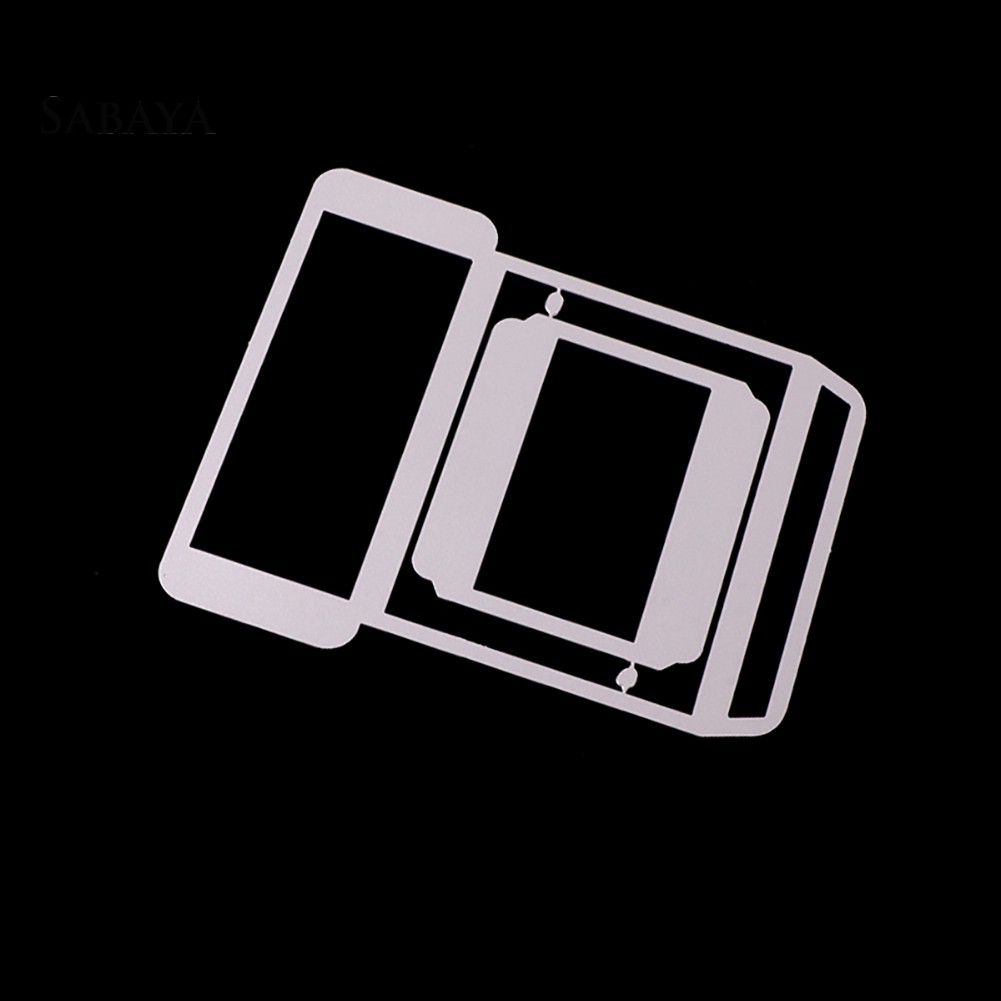 Khuôn Cắt Giấy Kim Loại Hình Hộp Quà Xinh Xắn