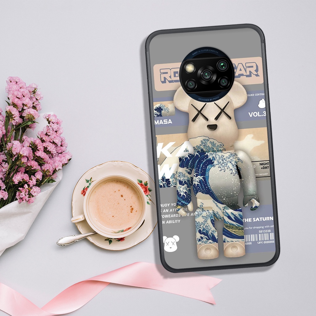 [HOT]ỐP XIAOMI POCO X3  , In Hình Gấu Robot họa tiết L-V màu sắc cực đẹp.