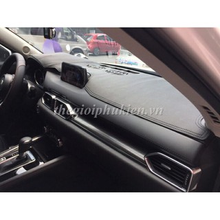 Thảm da Taplo Mazda CX-5, CX5 2018 (không HUD hắt kính) vân Carbon cao cấp