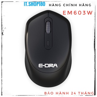 Chuột không dây E-DRA EM603W Silient Click không ồn - Chuột không dây chính hãng bảo hành 24 tháng