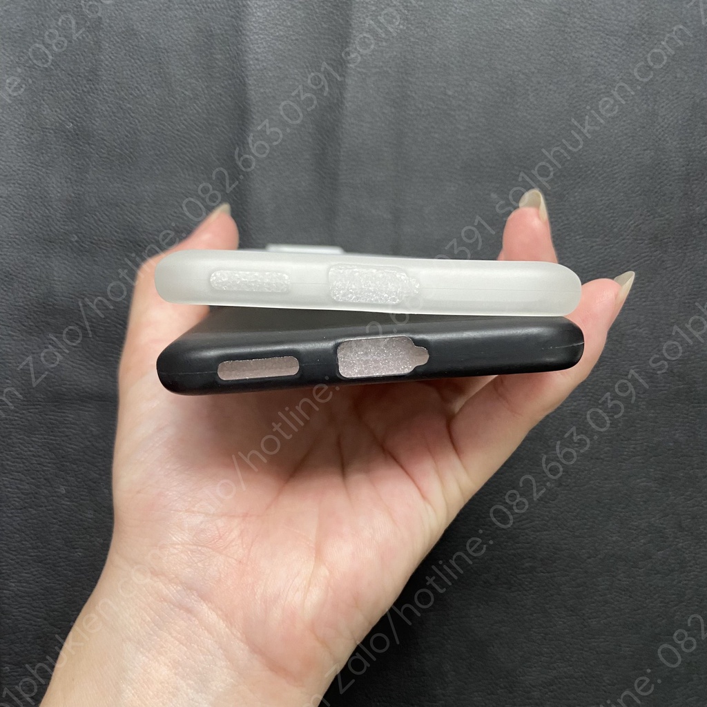 Ốp lưng Vivo X60 dẻo trong nhám chống ố, dẻo đen trơn bảo vệ cam