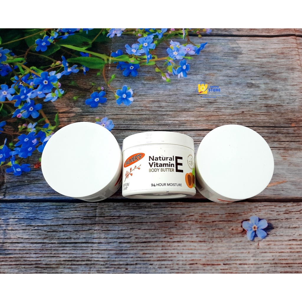 - KEM DƯỠNG THỂ TRẮNG DA  VITAMIN E BODY BUTTER HIỆU PALMERS NATURAL 200GR