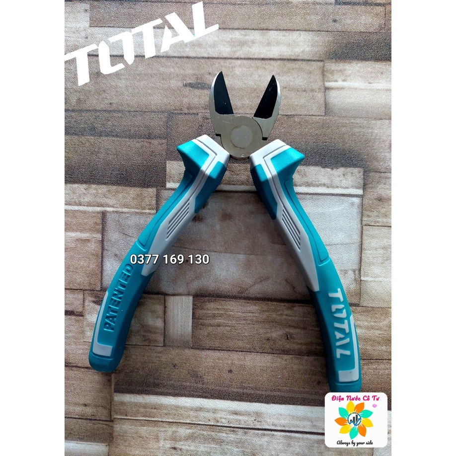 Kìm cắt cao cấp thép CR-V 7inch Total THT230706