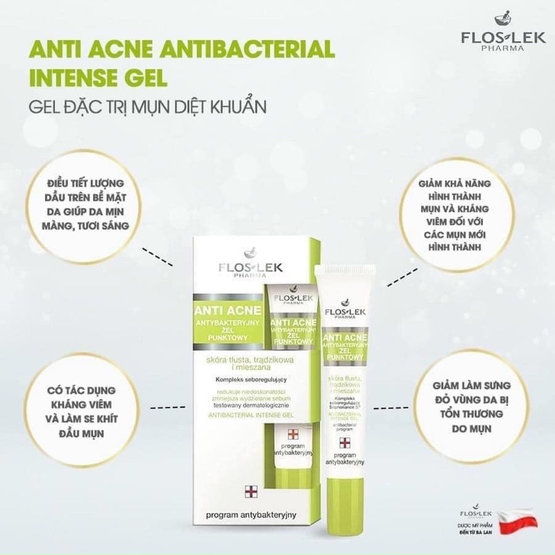 Gel chấm mụn Floslekk