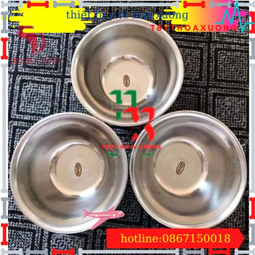 [Hàng Cao Cấp ] Bát Inox Đựng Nước Size 22cm Spa Dùng Cho Cây Bát Nước