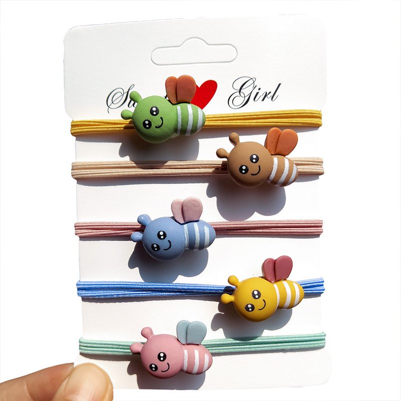 Dây buộc tóc hình chủ ong tí hon cute