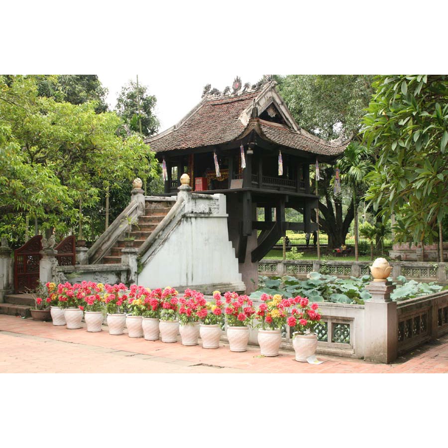 Tranh Dán Tường Khổ Lớn địa danh nổi tiếng Văn Miếu Quốc tử Giám, Phố cổ Hà Nội kích thước theo yêu cầu, không giới hạn