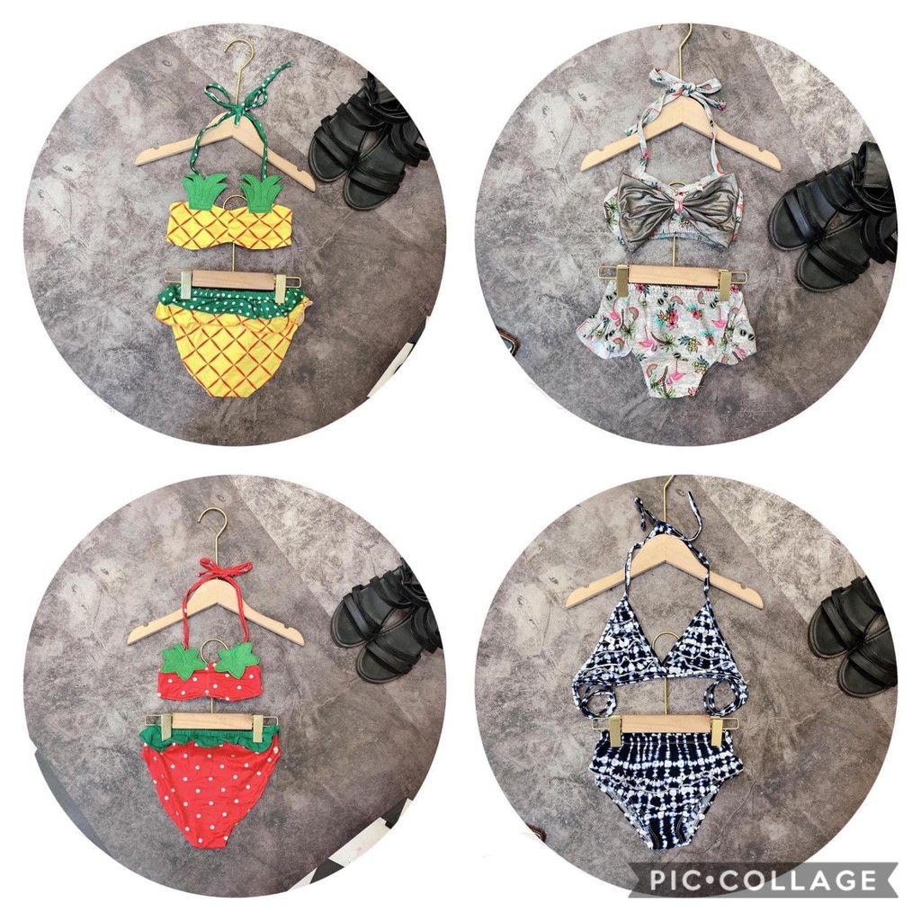 Bikini cho bé gái siêu dễ thương