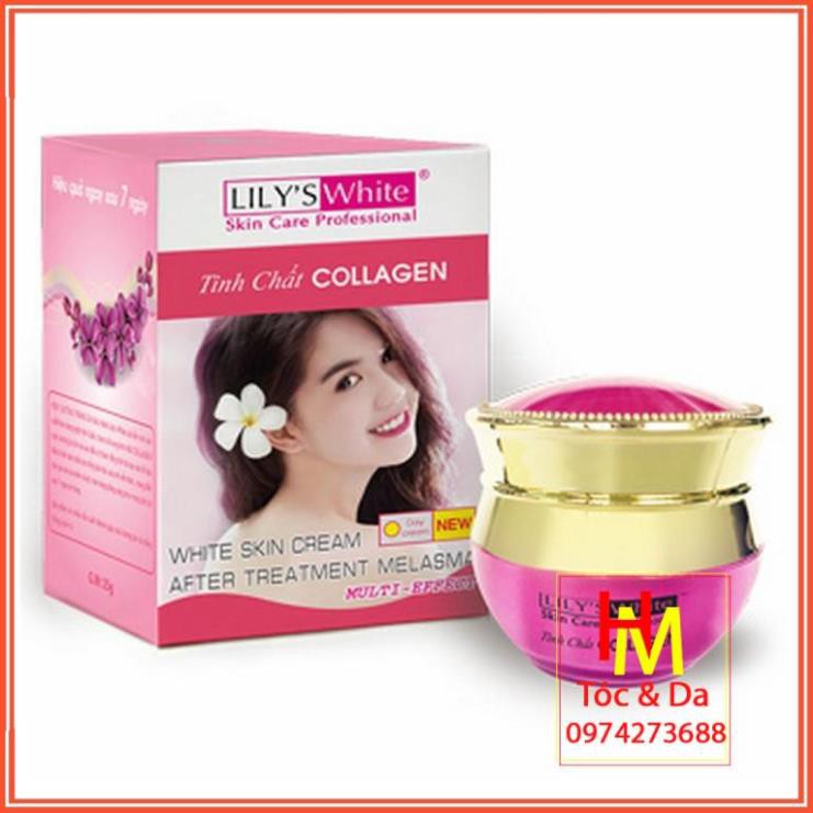 Kem sạch nám - dưỡng trắng da Lily’s White (Tinh Chất Collagen)