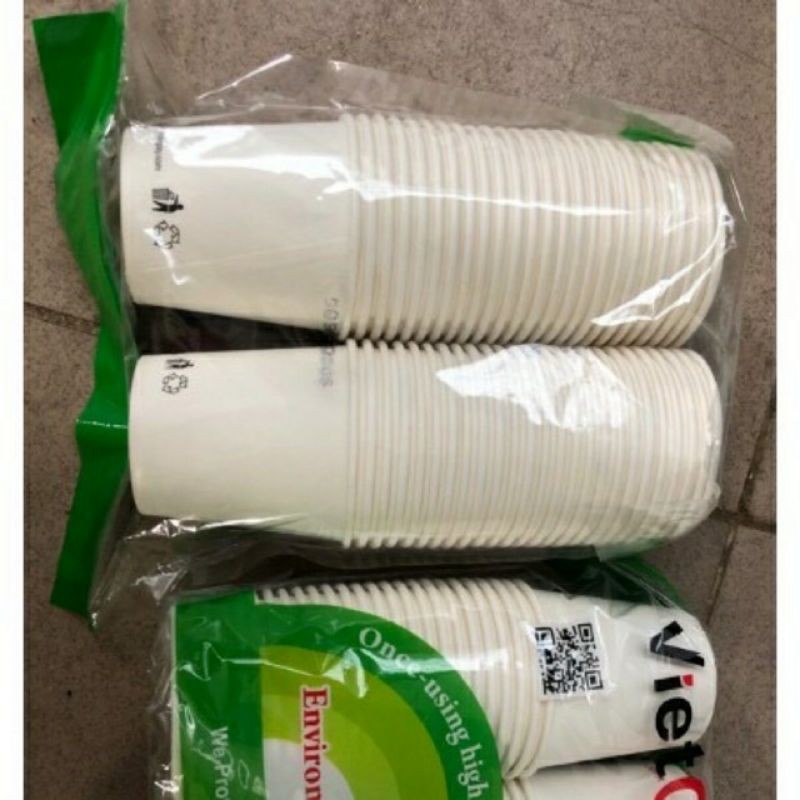 Cốc giấy Vietcup (set 50 cái)